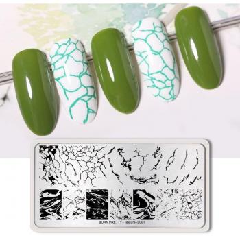 Ink Marble Pattern Nail Art Set