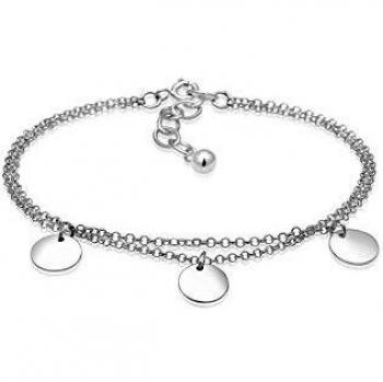 Elli Aurora – Circolo Placchetta Geometrica in Argento Sterling 925