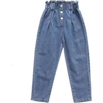 Hohe Taille Jeans für junge Mädchen