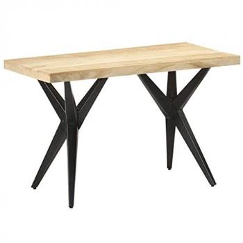 Mesa de Comedor Vidaxl Madera Maciza Mango 120×60×76 cm