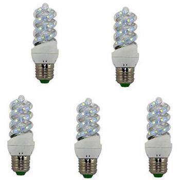 Bombilla LED mini espiral 7W 4000K (Paquete de 5)