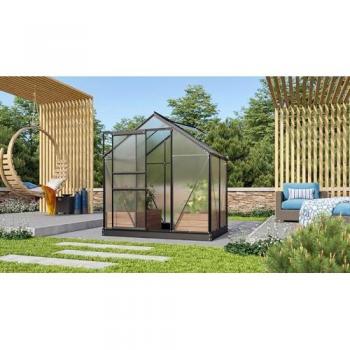 Vitavia Gewächshaus Venus 2500, BxTxH: 195 x 131 x 197 cm, 6 mm Wandstärke, Alu-Profile