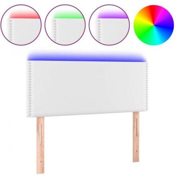 Tête de lit chambre moderne, LED intégrée, 90 × 5 × 78 cm