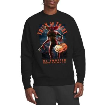 Stranger Things Demogorgon Halloween Sweater – Black – M