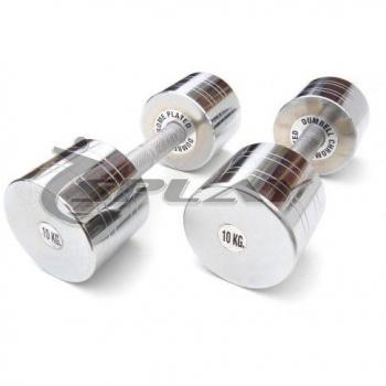 Single 7 kg Chromed Dumbbell