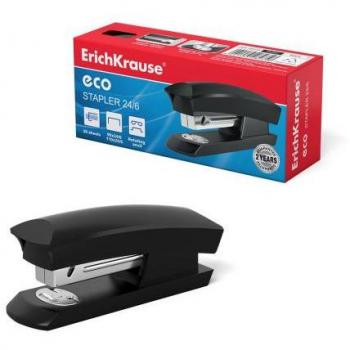 Cucitrice Eco 24/6 Erich Krause 28235 – 30 Foglio, 90/110 Graffette – Nero