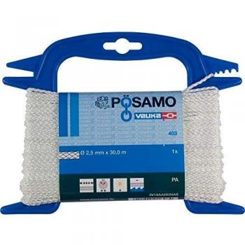 Tresse Polyamide Posamo 4,0 mm Blanc 20 m