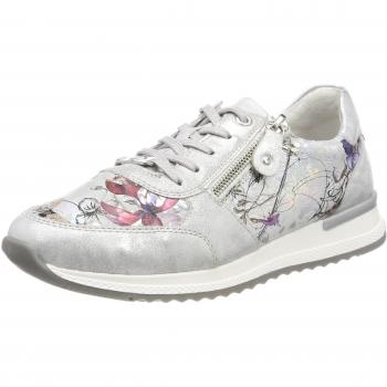 Remonte R7010, Sneakers Basses Femme, Multicolore (Glace/blanc cassé-Métallique), 44 EU