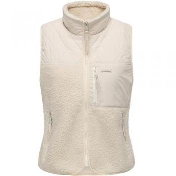 Ragwear Damen Westen – Warmplüsch Junkin Bonded, Weiß, XXL