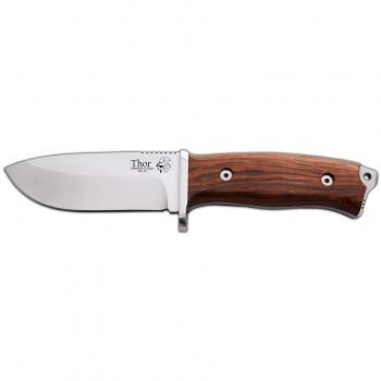 Cocobolo Survival Knife THOR J&V – 12 cm Hoja, Funda Piel Multiposición