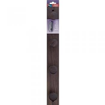 Colgador Fresno 4 Pomos Wengue 495 X 60 X 70