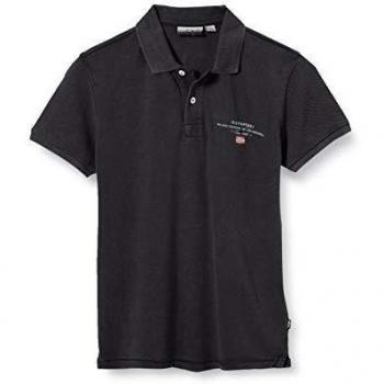 Polo Napapijri K Elbas 3, Negro (0411), Talla 140