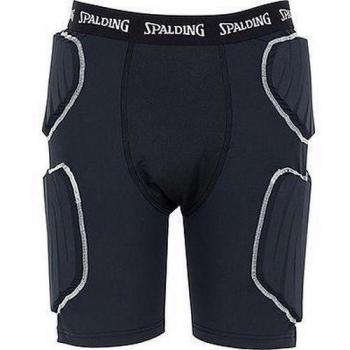 Spalding Herren-Protection Shorts in Schwarz, Größe S