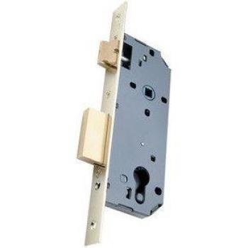 Serrure mortaisée 40mm sans cylindre en laiton