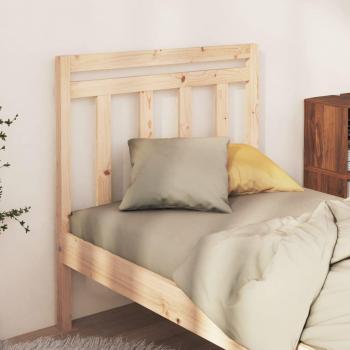 Cabecero de cama madera maciza de pino 95x4x100 cm JINLEFU