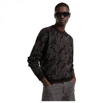 Felpa G-Star Raw Island Camo Nero 2XL