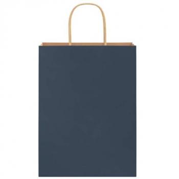 Papel Kraft 250 Unid, Alça Azul, 26x12x35 cm – Marca VidaXL