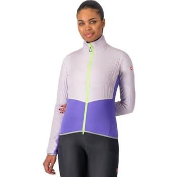S‑Größe Castelli Unlimited Damenkleid Jacke (Kreideweiß/Violett)