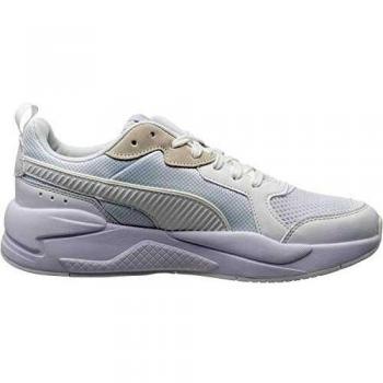 PUMA X-Ray Sneaker (Unisex) – Weiß, Grau & Violett, EU 41
