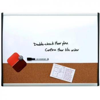 Quartet Curved Frame Magnetic & Cork Slate