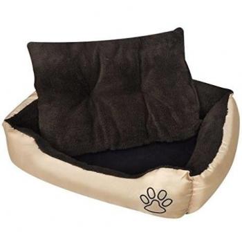 Día y Noche Cama para Perro Talla M con Cojín Acolchado