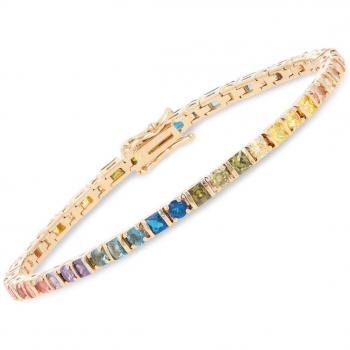 Sissi Oro Multicolor: Pulsera Abierta Les Trésors De Lily – 19 cm