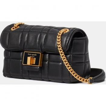 Handtasche Kate Spade Evelyn Quilted Leder Klein S K8932 Schwarz