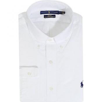 Camicia slim fit in popeline stretch