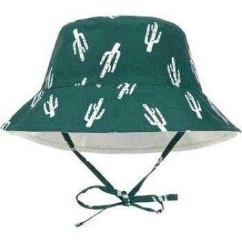 Bob anti-UV réversible vert avec imprimé cactus 7-18M garçon