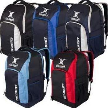 Gilbert Rugby Club Field Pack V3 – Black/Red