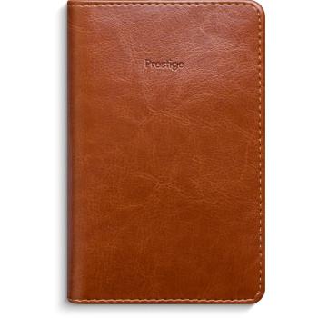 Prestige Fickkalender 2026 cognac konstläder