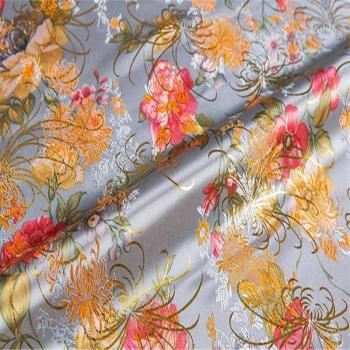 Traditional Jacquard Brocade Fabric for Wallets