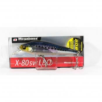 Esche artificiali Megabass X-80 SW LBO GG Iwashi (9741)