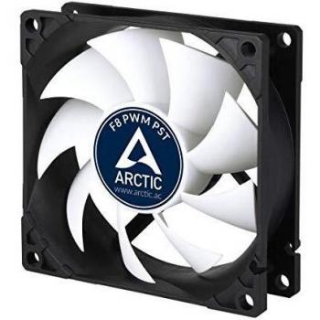 Ventilateur ARCTIC F8 PWM PST Noir/Blanc