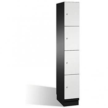 Armadietto a scomparti C+P con porte in acciaio