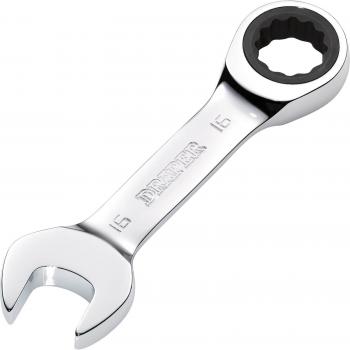Draper Tools HI-TORQ® Metric Stubby Ratchet Combination Spanner, 16mm
