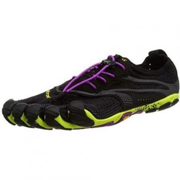 Vibram FiveFingers V‑Run Size 7 for Women – Classic Grey & White Design