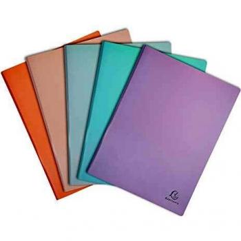 Aquarel A4 Display Book 60 Pockets Polypropylene Assorted Colors