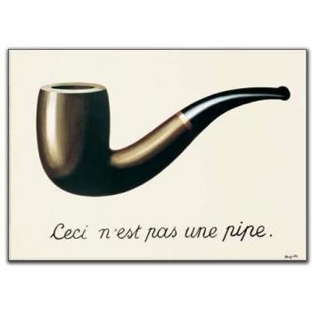 Arte de Pared Magritte La Trahison Des Images, 70x3x50 cm