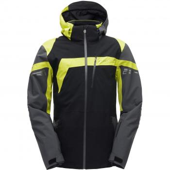Black Polar Acid Titan Jacke für Herren – Größe XXL (Spyder)