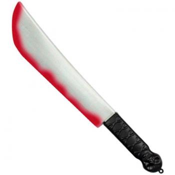 Cuchillo Machete de Juguete 33 cm con Sangre