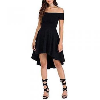 VESTIDO CORTO DE CEREMONIA ESCOTE BARCO