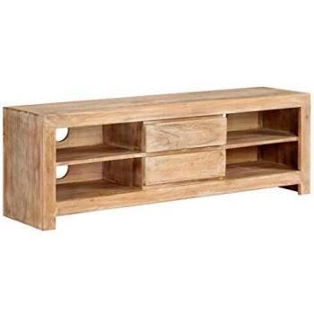 VidaXL Solid Acacia Wood TV Console 120x30x40 cm