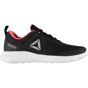 Reebok Quick Motion Traillaufschuhe für Damen, Black/White/Bright Rose/Silver Met 000