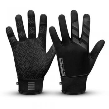 Guantes de ciclismo invirtiendo con estilo Siroko Negro