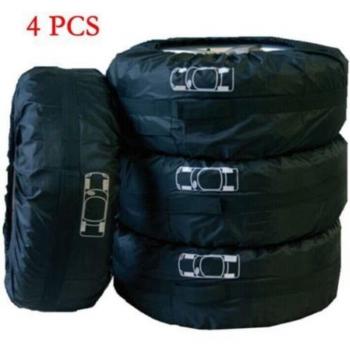 4 Stuks Auto Reservewiel Opbergtas 13-19 Bandenhoes