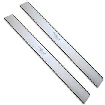 Ensemble pour dégauchisseuse/raboteuse avec 2 fers en acier HSS de 500 x 30 x 3 mm