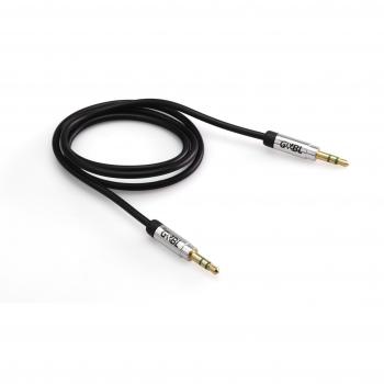 Cable de Audio 3.5mm a 3.5mm 0.7m Negro