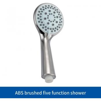 SUS304 Stainless Steel Handheld Shower Rail Slide Bar Set with Brushed Nickel