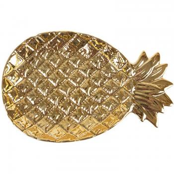 Estante de Almacenamiento en Forma de Piña Dorada – Tamaño 195 x 132 mm